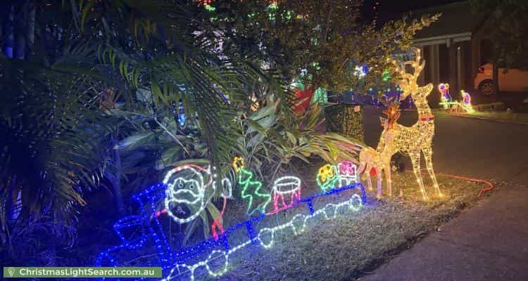 Christmas Light display at 31 Poppy Crescent, Springfield Lakes