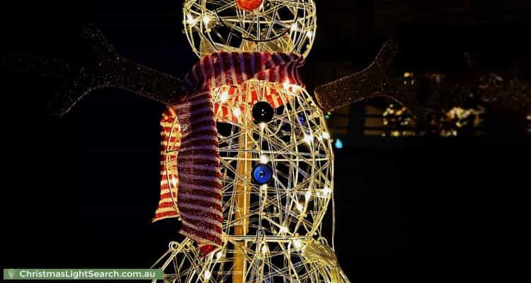 Christmas Light display at 37 Squires Avenue, Seaton