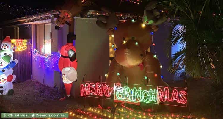 Christmas Light display at 31 Poppy Crescent, Springfield Lakes