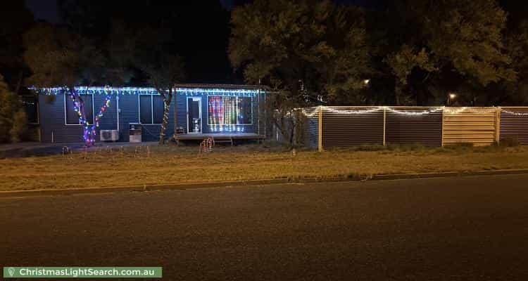 Christmas Light display at 2 Underdown Street, Gillen