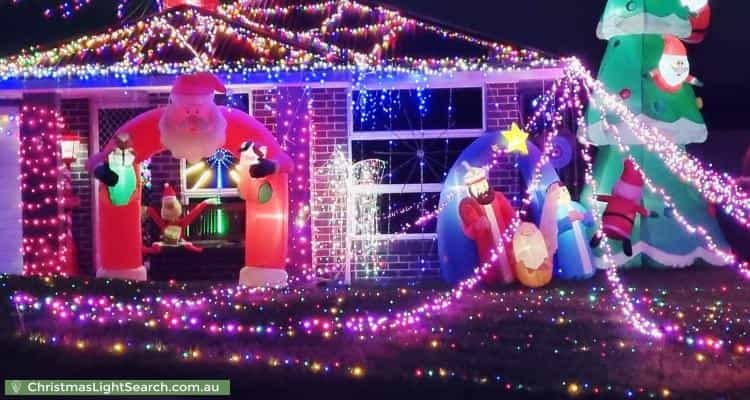 Christmas Light display at  Stan Crescent, Bonnells Bay