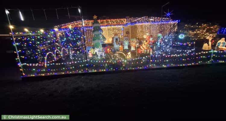 Christmas Light display at 17 Heathersay Avenue, Aldinga Beach