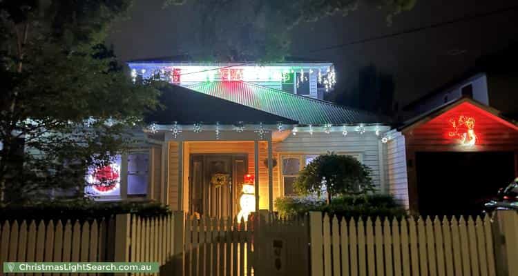 Christmas Light display at 62 Morgan Street, Carnegie