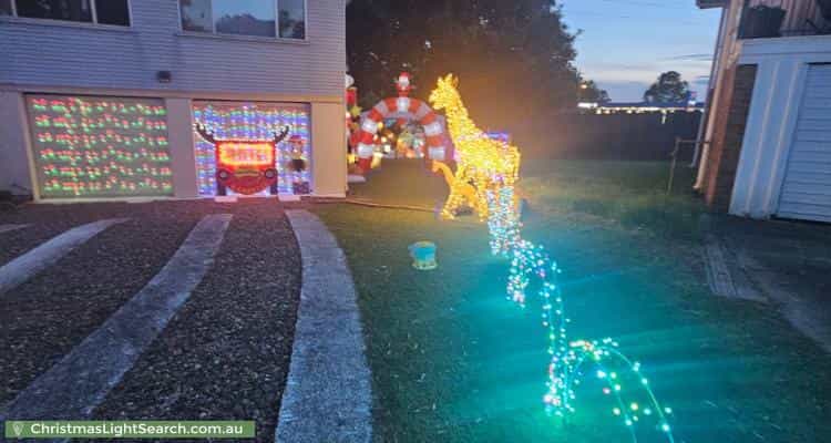 Christmas Light display at 68 Halse Street, Sunnybank