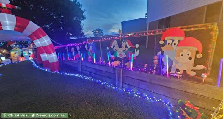 Christmas Light display at 68 Halse Street, Sunnybank