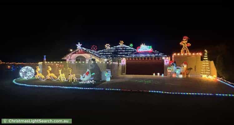 Christmas Light display at 9 Atanasoff Road, Tapping