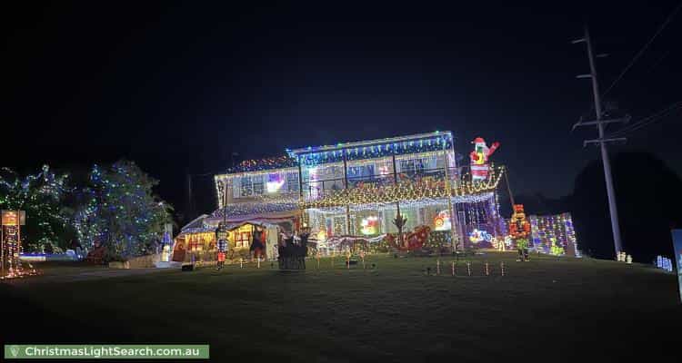 Christmas Light display at 32 Clarence Street, Maclean