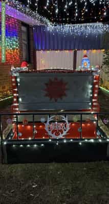 Christmas Light display at 200 Palmyra Avenue, Willmot