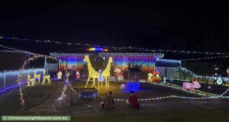 Christmas Light display at 200 Palmyra Avenue, Willmot