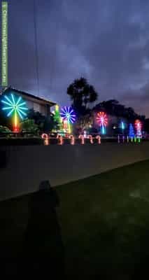 Christmas Light display at 17 Bunnal Avenue, Winmalee