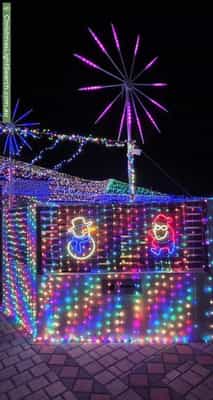 Christmas Light display at 32 Boboli Way, Pearsall