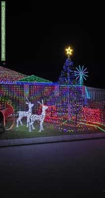 Christmas Light display at 32 Boboli Way, Pearsall