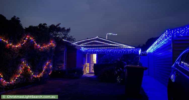 Christmas Light display at 26 Oakbank Boulevard, Whittlesea