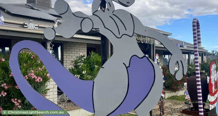 Christmas Light display at 1 Deakin Place, Thurgoona