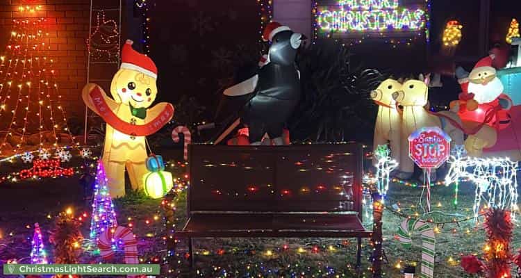 Christmas Light display at 62 Rawdon Hill Drive, Dandenong North
