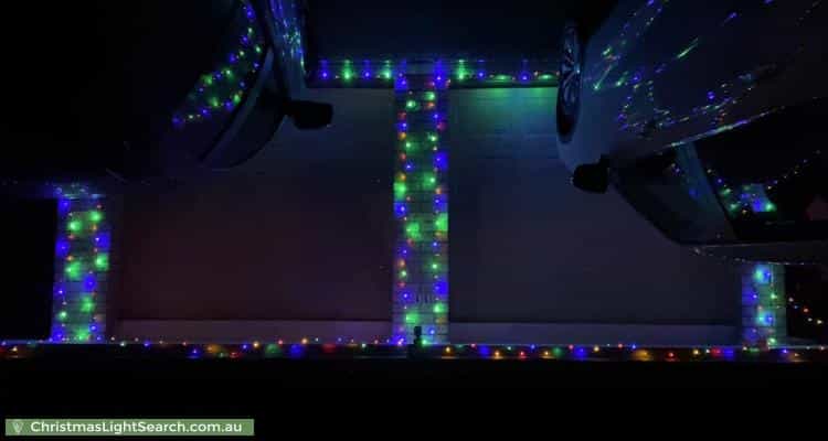 Christmas Light display at 11 The Kraal Drive, Blair Athol