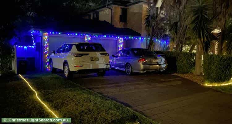 Christmas Light display at 11 The Kraal Drive, Blair Athol