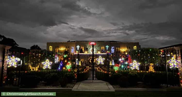 Christmas Light display at Edwin Road, Templestowe