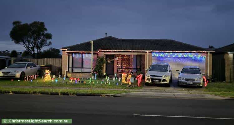 Christmas Light display at 22 Princes Avenue, Longwarry