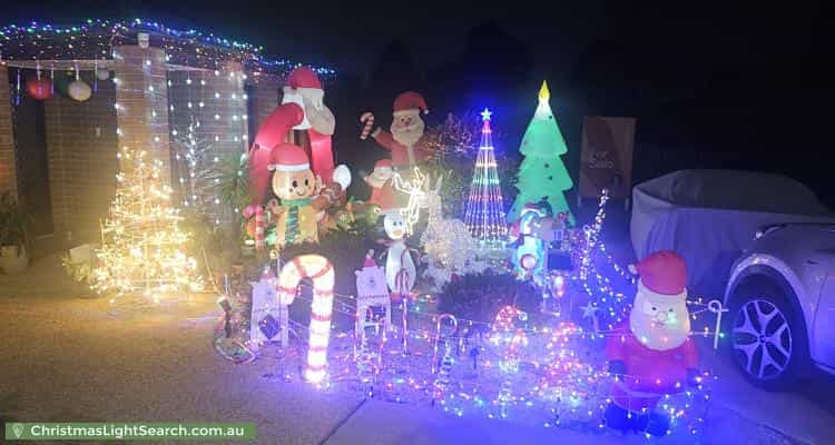 Christmas Light display at 18 Salim Way, Clyde North