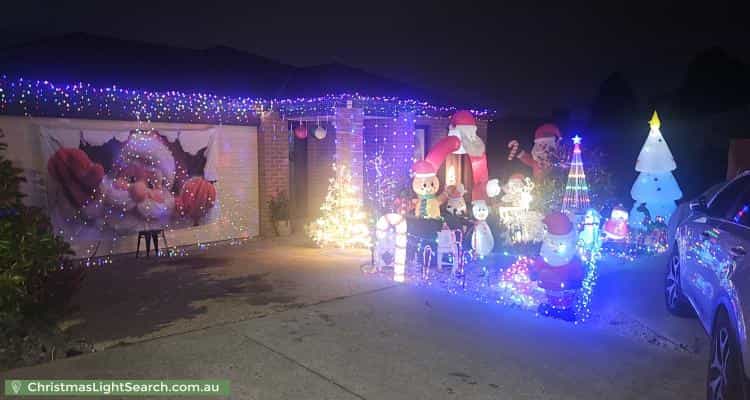 Christmas Light display at 18 Salim Way, Clyde North