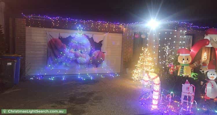 Christmas Light display at 18 Salim Way, Clyde North