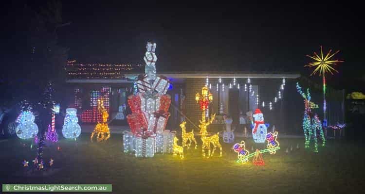 Christmas Light display at  Burkett Road, Angle Vale