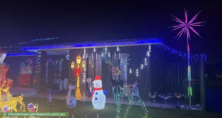 Christmas Light display at  Burkett Road, Angle Vale