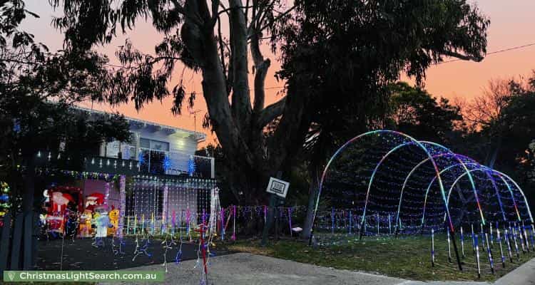 Christmas Light display at 45 Goldensands Road, Cape Woolamai