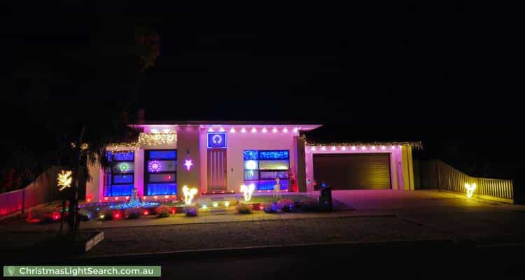 Christmas Light display at 38 Marxsen Parade, Lucas