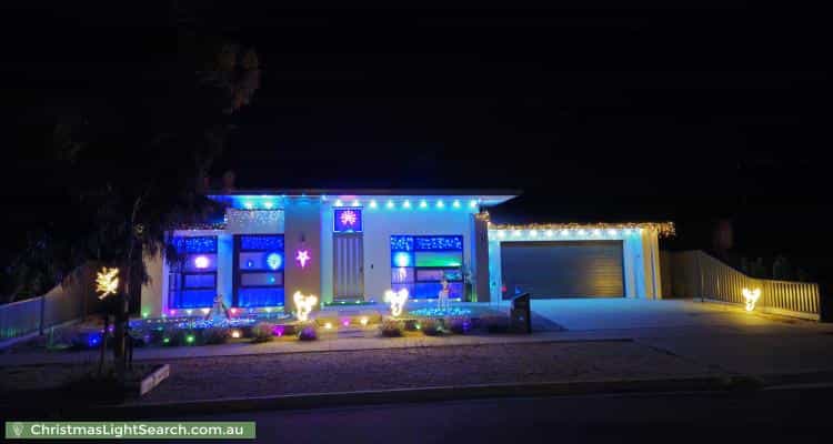 Christmas Light display at 38 Marxsen Parade, Lucas