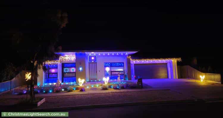 Christmas Light display at 38 Marxsen Parade, Lucas