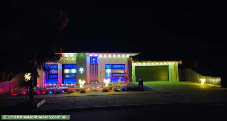 Christmas Light display at 38 Marxsen Parade, Lucas