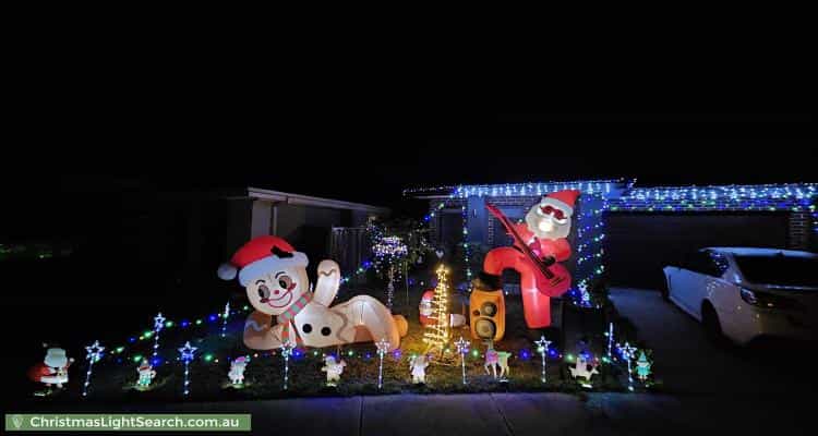 Christmas Light display at 7 Shaheen Court, Melton West