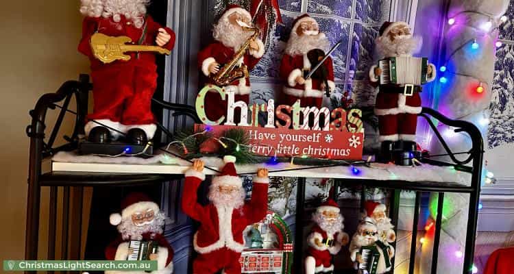 Christmas Light display at 22 Heysen Parade, Hayborough