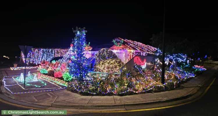 Christmas Light display at  Selway Place, Evanston Park