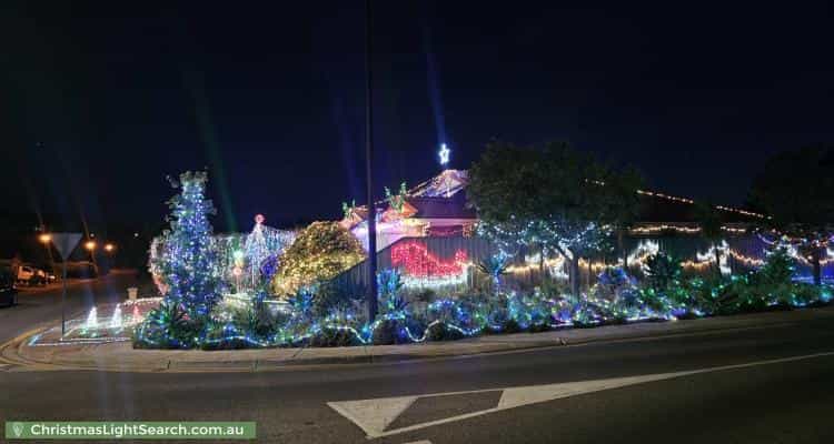 Christmas Light display at  Selway Place, Evanston Park
