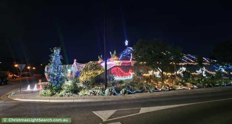 Christmas Light display at  Selway Place, Evanston Park