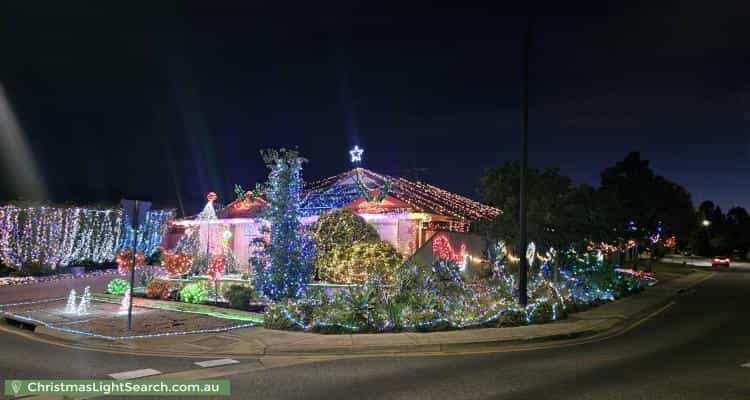 Christmas Light display at  Selway Place, Evanston Park