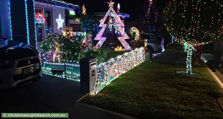 Christmas Light display at  Walseley Crescent, Gledswood Hills
