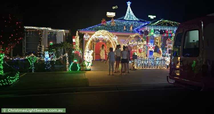 Christmas Light display at  Walseley Crescent, Gledswood Hills