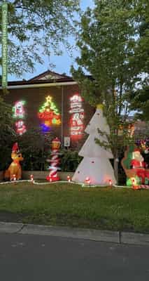 Christmas Light display at 1 Ann Court, Bundoora