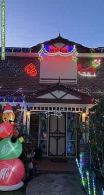 Christmas Light display at 1 Ann Court, Bundoora