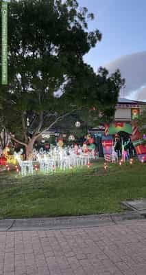 Christmas Light display at 1 Ann Court, Bundoora