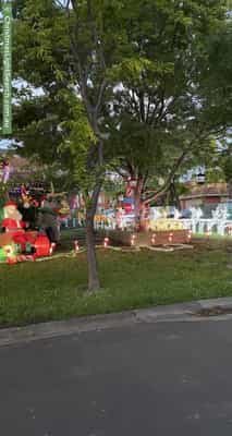 Christmas Light display at 1 Ann Court, Bundoora