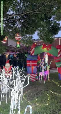 Christmas Light display at 1 Ann Court, Bundoora