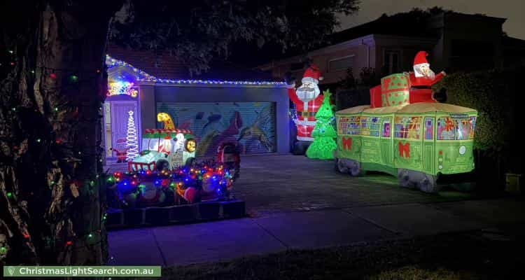 Christmas Light display at 37 Sutherland Avenue, Kew East