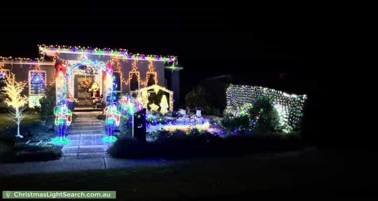 Christmas Light display at 53A Kingsbury Circuit, Bowral