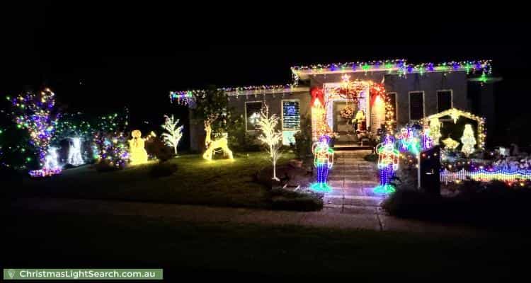 Christmas Light display at 53A Kingsbury Circuit, Bowral
