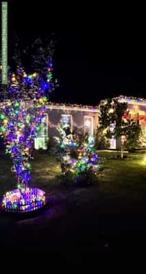 Christmas Light display at 53A Kingsbury Circuit, Bowral